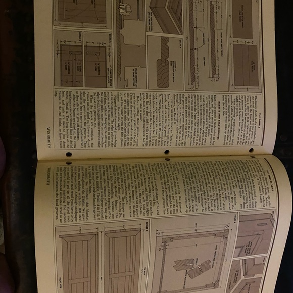 🎉5/$10🎉 Woodsmith magazine number 16 July 1981 tv tray tables, coin sorter - Picture 7 of 11